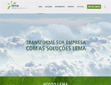 Tablet Screenshot of lemaambiental.com.br